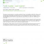 Sample of ESA Letter